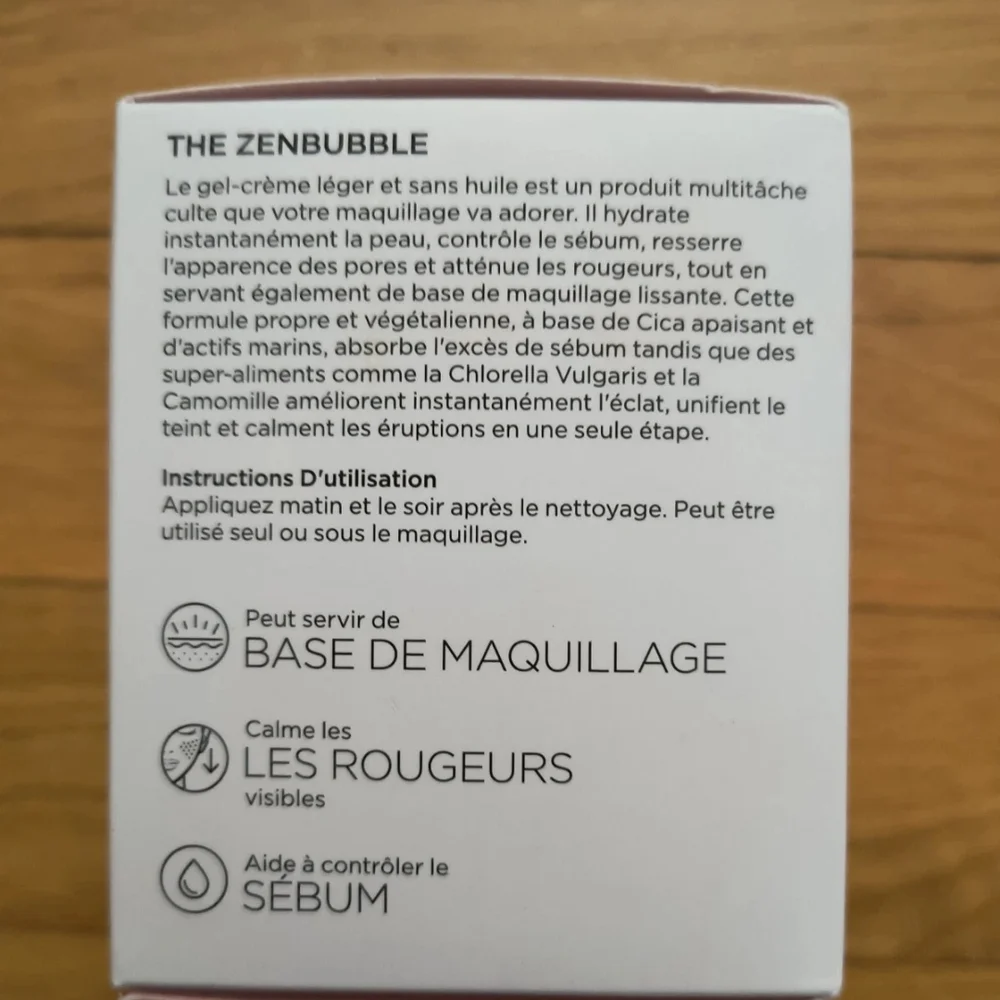 BeautyBio The ZenBubble Calming Gel Cream Oil Free Cica Sealed 1.7 Floz Skincare